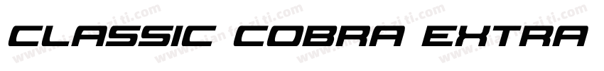 Classic Cobra Extra Condensed字体转换